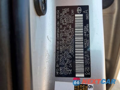 Zdjęcie 12 z 12 samochodu: 2005 TOYOTA PRIUS HYBR VIN:JTDKB20U250127244 - miniatura