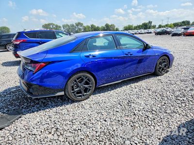 Trzecie zdjęcie samochodu z tyłu: 2024 HYUNDAI ELANTRA N LINE VIN:KMHLR4DF5RU821234 - miniatura