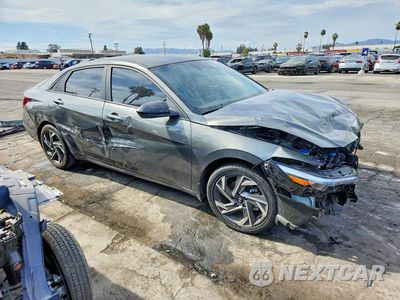 Czwarte zdjęcie samochodu z boku: 2025 HYUNDAI ELANTRA SEL SPORT VIN:KMHLM4DG9SU954642 - miniatura