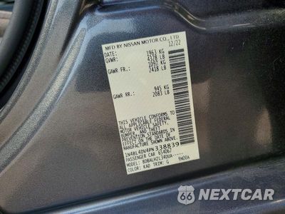 Zdjęcie 12 z 12 samochodu: 2023 NISSAN ALTIMA SV VIN:1N4BL4DV4PN338839 - miniatura