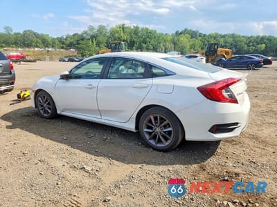 Drugie zdjęcie samochodu z przodu: 2021 HONDA CIVIC EXL VIN:2HGFC1F79MH701845 - miniatura