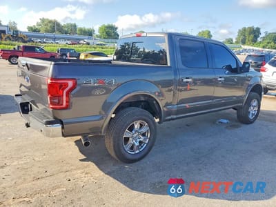 Trzecie zdjęcie samochodu z tyłu: 2017 FORD F150 SUPERCREW VIN:1FTEW1EF5HKD91752 - miniatura