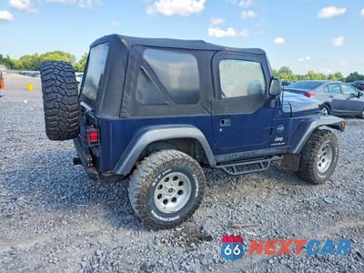 Trzecie zdjęcie samochodu z tyłu: 2004 JEEP WRANGLER X VIN:1J4FA39S94P798017 - miniatura