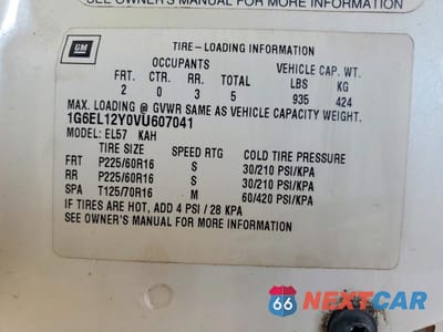 Zdjęcie 12 z 12 samochodu: 1997 CADILLAC ELDORADO VIN:1G6EL12Y0VU607041 - miniatura