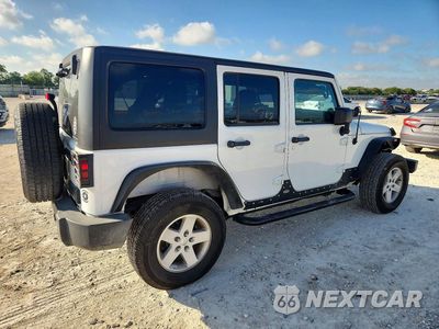 Trzecie zdjęcie samochodu z tyłu: 2017 JEEP WRANGLER UNLIMITED SPORT VIN:1C4BJWDG1HL510464 - miniatura