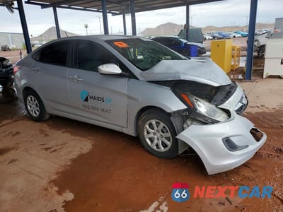 Czwarte zdjęcie samochodu z boku: 2014 HYUNDAI ACCENT GLS VIN:KMHCT4AE8EU707431 - miniatura