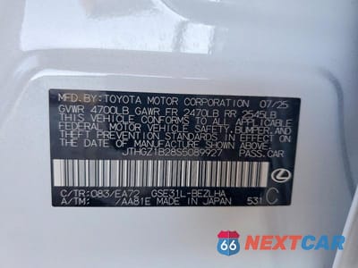 Zdjęcie 12 z 12 samochodu: 2025 LEXUS IS 350 F SPORT VIN:JTHGZ1B28S5089927 - miniatura