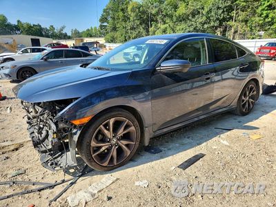 2019 HONDA CIVIC EX JHMFC1F33KX005193 - główne zdjęcie licytacji z USA - miniatura