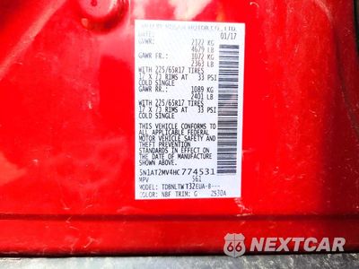 Zdjęcie 13 z 13 samochodu: 2017 NISSAN ROGUE SV VIN:5N1AT2MV4HC774531 - miniatura