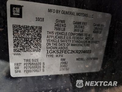 Zdjęcie 14 z 14 samochodu: 2019 GMC YUKON XL K1500 SLE VIN:1GKS2FEC2KR204603 - miniatura