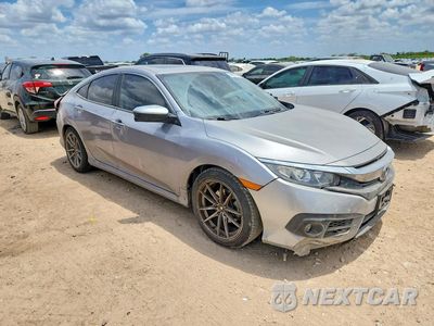 Czwarte zdjęcie samochodu z boku: 2018 HONDA CIVIC EX VIN:JHMFC1F36JX006546 - miniatura
