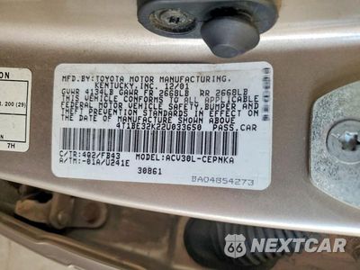 Zdjęcie 13 z 13 samochodu: 2002 TOYOTA CAMRY LE VIN:4T1BE32K22U033650 - miniatura