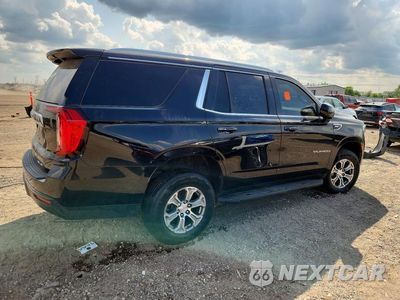 Trzecie zdjęcie samochodu z tyłu: 2022 GMC YUKON SLE VIN:1GKS2AKDXNR178708 - miniatura