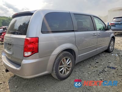 Trzecie zdjęcie samochodu z tyłu: 2014 DODGE GRAND CARAVAN SE VIN:2C4RDGBG5ER250880 - miniatura