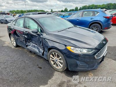 Czwarte zdjęcie samochodu z boku: 2020 FORD FUSION SE VIN:3FA6P0HD9LR142659 - miniatura