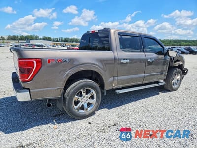 Trzecie zdjęcie samochodu z tyłu: 2021 FORD F150 XLT VIN:1FTFW1E55MKD79851 - miniatura