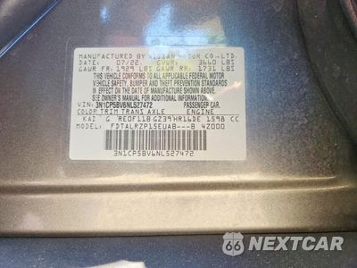 Zdjęcie 14 z 14 samochodu: 2022 NISSAN KICKS S VIN:3N1CP5BV6NL527472 - miniatura