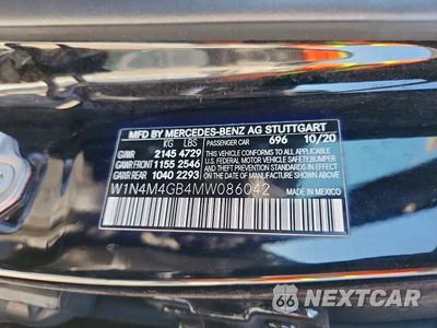 Zdjęcie 12 z 12 samochodu: 2021 MERCEDES-BENZ GLB 250 VIN:W1N4M4GB4MW086042 - miniatura
