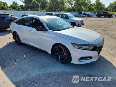 Czwarte zdjęcie samochodu z boku: 2018 HONDA ACCORD SPORT VIN:1HGCV2F33JA051405 - miniatura
