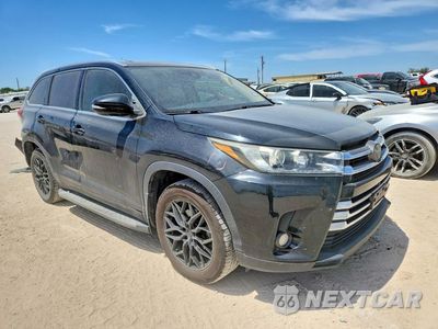Czwarte zdjęcie samochodu z boku: 2017 TOYOTA HIGHLANDER LIMITED PLATINUM VIN:5TDYZRFH0HS187937 - miniatura