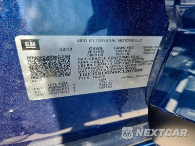 Zdjęcie 13 z 13 samochodu: 2019 CHEVROLET COLORADO Z71 VIN:1GCGSDEN8K1207589 - miniatura
