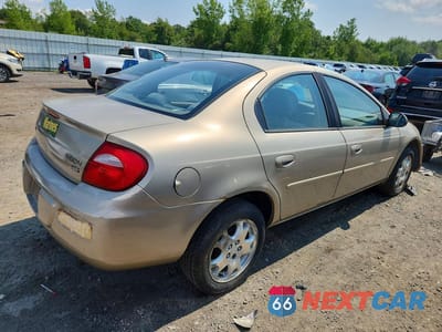 Trzecie zdjęcie samochodu z tyłu: 2003 DODGE NEON SXT VIN:1B3ES56C23D105829 - miniatura