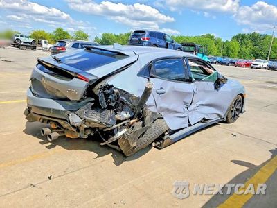 Czwarte zdjęcie samochodu z boku: 2019 HONDA CIVIC SPORT TOURING VIN:SHHFK7H91KU217947 - miniatura