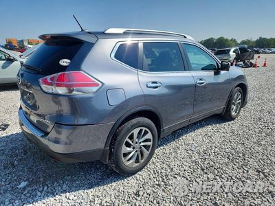 Trzecie zdjęcie samochodu z tyłu: 2015 NISSAN ROGUE SL VIN:5N1AT2MV9FC910682 - miniatura