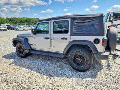 Drugie zdjęcie samochodu z przodu: 2021 JEEP WRANGLER UNLIMITED SPORT VIN:1C4HJXDN4MW751720 - miniatura