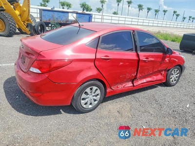 Trzecie zdjęcie samochodu z tyłu: 2016 HYUNDAI ACCENT SE VIN:KMHCT4AE2GU110052 - miniatura