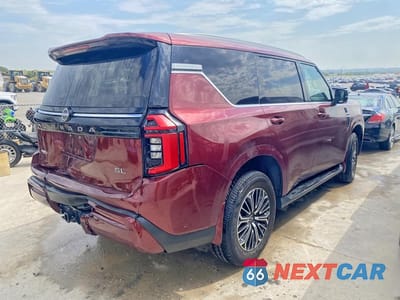 Trzecie zdjęcie samochodu z tyłu: 2025 NISSAN ARMADA SL VIN:JN8AY3BB3S9101274 - miniatura