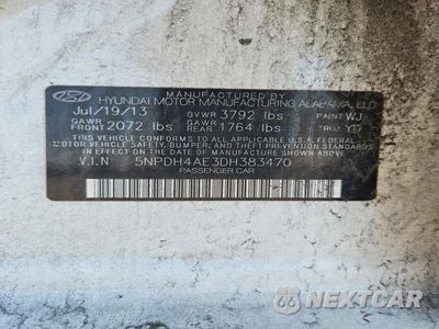 Zdjęcie 12 z 12 samochodu: 2013 HYUNDAI ELANTRA GLS VIN:5NPDH4AE3DH383470 - miniatura