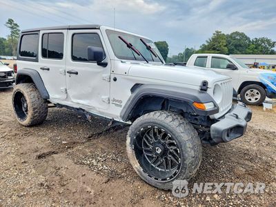 Czwarte zdjęcie samochodu z boku: 2019 JEEP WRANGLER UNLIMITED SPORT VIN:1C4HJXDN8KW689509 - miniatura