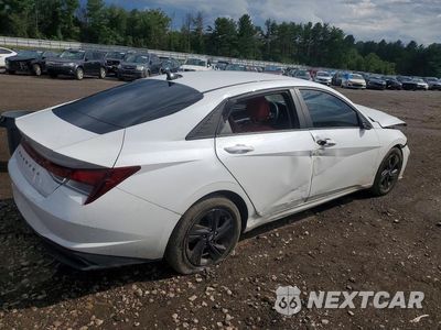 Trzecie zdjęcie samochodu z tyłu: 2021 HYUNDAI ELANTRA SEL VIN:5NPLM4AG0MH042942 - miniatura