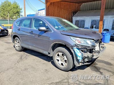 Czwarte zdjęcie samochodu z boku: 2016 HONDA CR-V LX VIN:5J6RM4H30GL122538 - miniatura