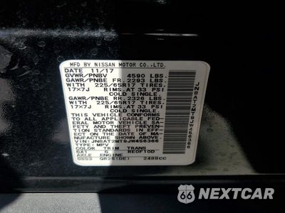 Zdjęcie 13 z 13 samochodu: 2018 NISSAN ROGUE SV VIN:JN8AT2MT9JW456366 - miniatura