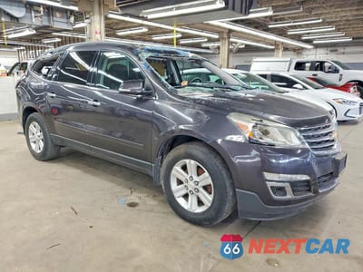 Czwarte zdjęcie samochodu z boku: 2014 CHEVROLET TRAVERSE LT VIN:1GNKVGKD1EJ372927 - miniatura