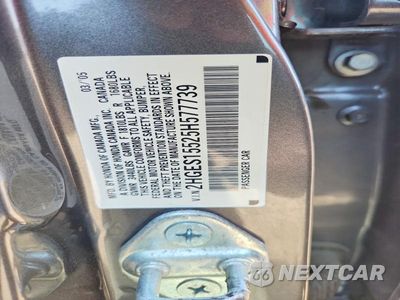 Zdjęcie 13 z 13 samochodu: 2005 HONDA CIVIC LX VIN:2HGES15525H577739 - miniatura