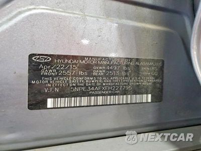 Zdjęcie 12 z 12 samochodu: 2015 HYUNDAI SONATA SPORT VIN:5NPE34AFXFH227795 - miniatura