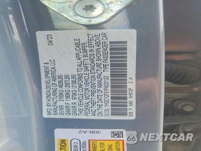 Zdjęcie 13 z 13 samochodu: 2023 HONDA ACCORD HYBRID SPORT VIN:1HGCY2F51PA031123 - miniatura