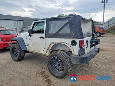Drugie zdjęcie samochodu z przodu: 2016 JEEP WRANGLER SPORT VIN:1C4AJWAG0GL267485 - miniatura