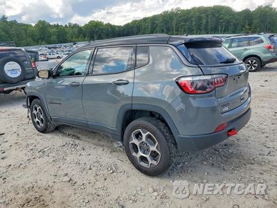 Drugie zdjęcie samochodu z przodu: 2022 JEEP COMPASS TRAILHAWK VIN:3C4NJDDB8NT124484 - miniatura