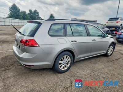 Trzecie zdjęcie samochodu z tyłu: 2015 VOLKSWAGEN GOLF SPORTWAGEN S VIN:3VWA17AU5FM509631 - miniatura