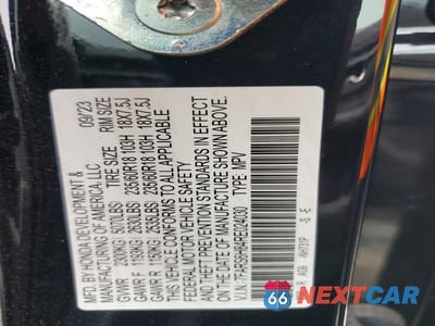 Zdjęcie 13 z 13 samochodu: 2024 HONDA CR-V SPORT-L VIN:7FARS6H84RE024030 - miniatura