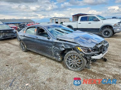 Czwarte zdjęcie samochodu z boku: 2018 GENESIS G80 SPORT VIN:KMHGN4JB2JU225002 - miniatura