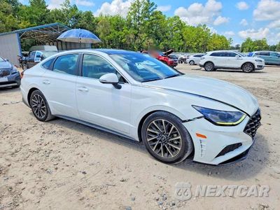 Czwarte zdjęcie samochodu z boku: 2020 HYUNDAI SONATA LIMITED VIN:5NPEH4J22LH048130 - miniatura