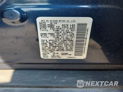 Zdjęcie 14 z 14 samochodu: 2016 NISSAN ROGUE S VIN:JN8AT2MV3GW154484 - miniatura