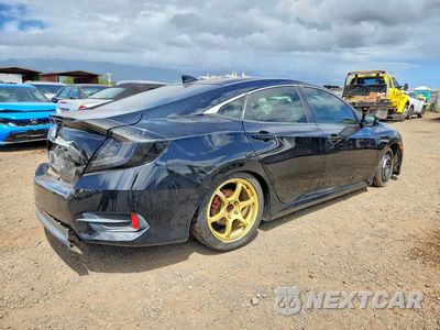 Trzecie zdjęcie samochodu z tyłu: 2016 HONDA CIVIC EX VIN:2HGFC1F38GH637864 - miniatura