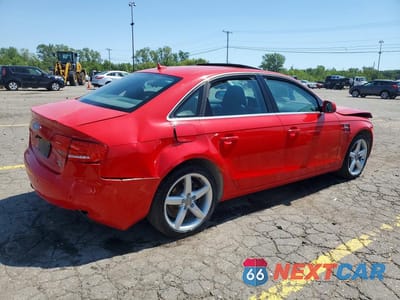 Trzecie zdjęcie samochodu z tyłu: 2011 AUDI A4 PREMIUM PLUS VIN:WAUFFAFL0BA055784 - miniatura