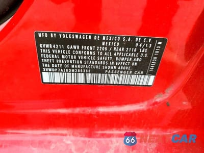 Zdjęcie 12 z 12 samochodu: 2013 VOLKSWAGEN JETTA SE VIN:3VWDP7AJ8DM286368 - miniatura